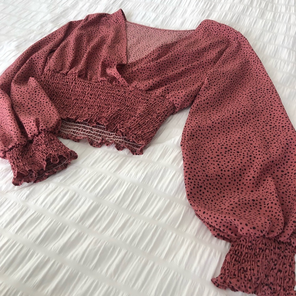 Medium SHEIN crop top with long sleeves - Picture 2 of 2
